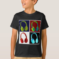 Headphones Pop Art