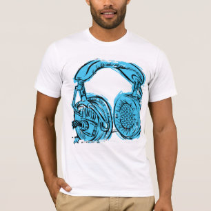 Headphones Sketchbook T-Shirt
