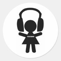 Headphones Techno Music