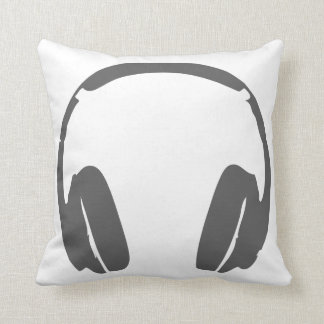Headphones Throw Cushion