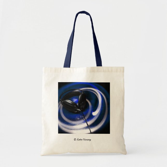 Headphones Tote Bag (Front)