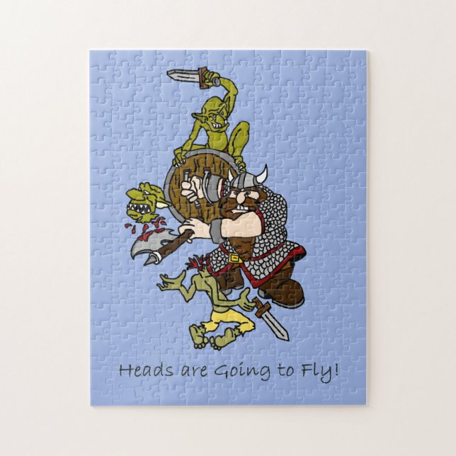 Heads are Going to Fly Jigsaw Puzzle (Vertical)