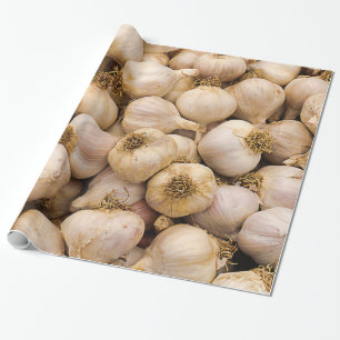 Heads of Garlic Wrapping Paper