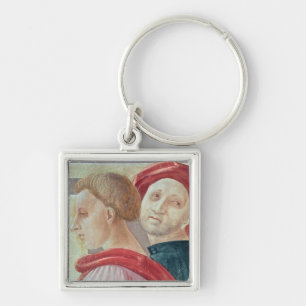 Heads of two men from the Presentation of Mary Key Ring