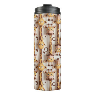 "Heads Up, It's Giraffe O'Clock!" Thermal Tumbler