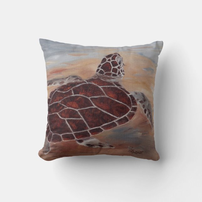Head's Up Turtle Cushion (Front)