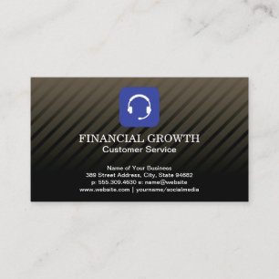 Headset Icon Business Card