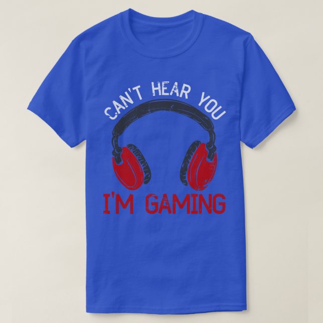 Headset Im Gaming Retro Gamer T-Shirt (Design Front)