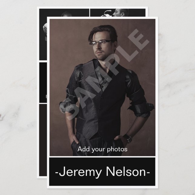 Headshot Actor Comp Card (Front/Back)