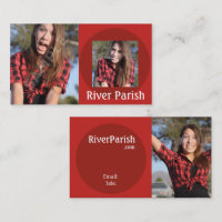 Headshot Photography Business Card Template