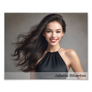 Headshot Prints 8x10 Horizontal White Gradient