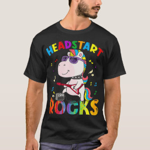 Headstart Rocks Unicorn Kids Back To School T-Shirt