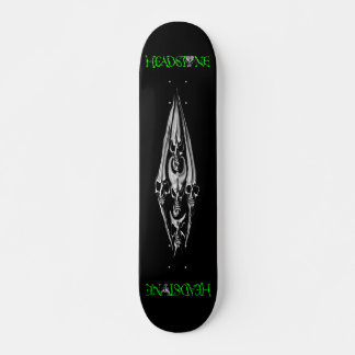 HEADSTONE white ghould skulls Skateboard