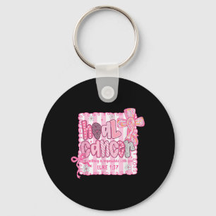 Heal Cancer Believe God Christian Breast Cancer Aw Key Ring