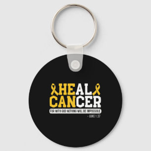 Heal Cancer Childhood Cancer Awareness Month Suppo Key Ring