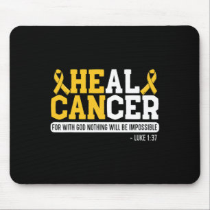 Heal Cancer Childhood Cancer Awareness Month Suppo Mouse Pad