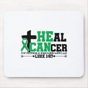 Heal Cancer Christian Believe God Liver Cancer Awa Mouse Pad