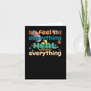 Heal Everything Mental Health Awareness Sticker Card