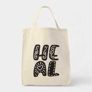 Heal Get well soon! Scandinavian design Tote Bag