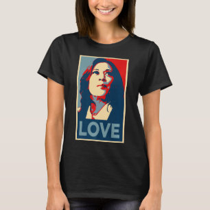 Heal Love Hope Kamala Harris Obama 47 Support Empo T-Shirt