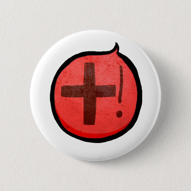 Heal Me! 6 Cm Round Badge (Front)
