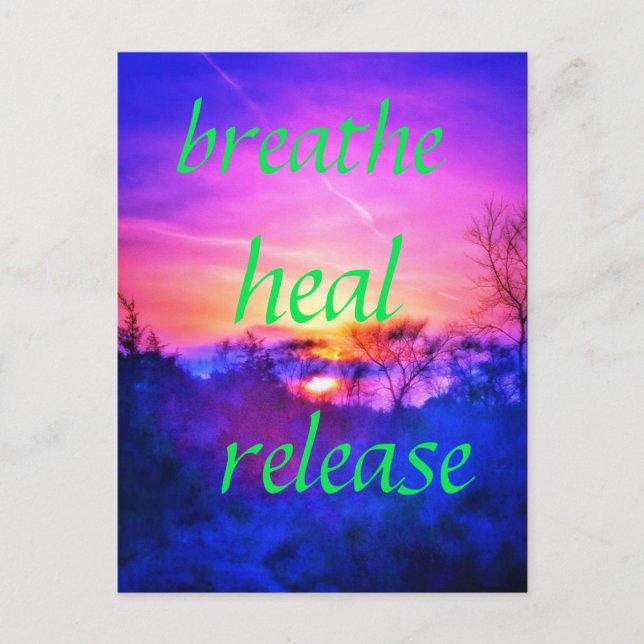 HEAL PUR POSTCARD (Front)
