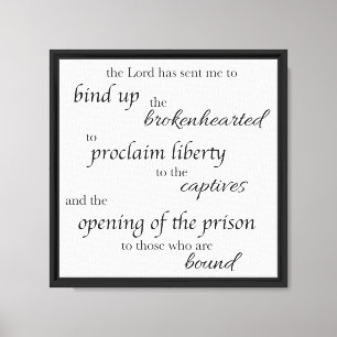 Heal the Brokenhearted Sticker Canvas Print