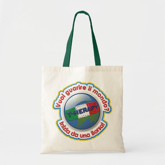 Heal the planet tote bag (Front)