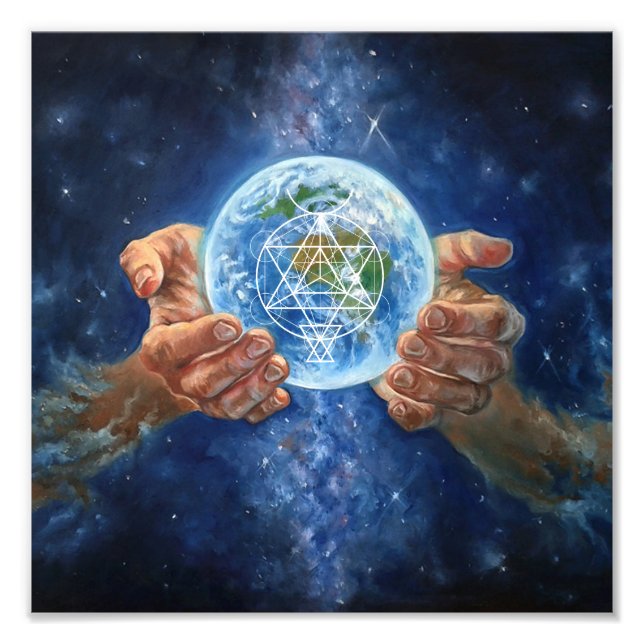 Heal the world protect Gaia Photo Print (Front)
