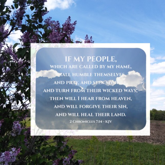 Heal their Land, If My People, 2 Chronicles 7:14 Magnet (Creator Uploaded)