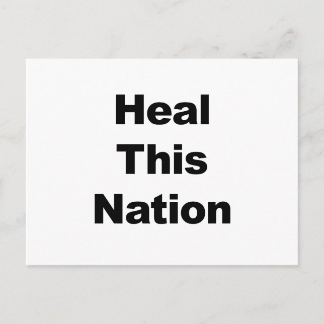 Heal This Nation Postcard (Front)