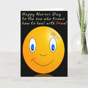 Heal with love Nurses Day Greeting Card