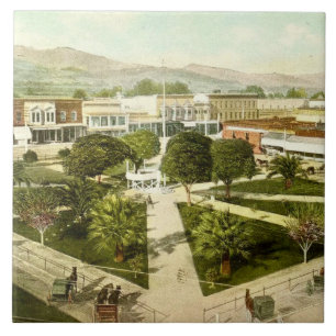 Healdsburg California Plaza Ceramic tile