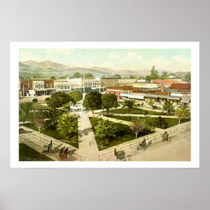 Healdsburg Town Square Poster Print