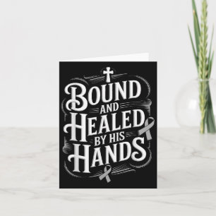 Healed By His Hands Diabetes Awareness  Card