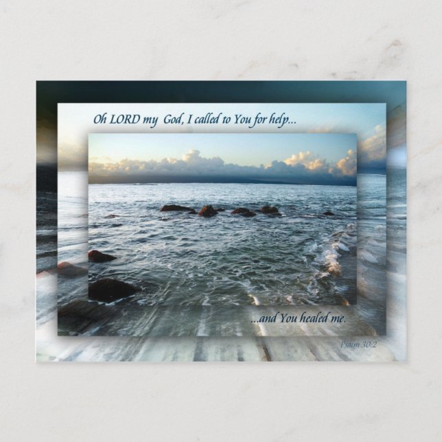 Healed...Praying Postcard (Front)