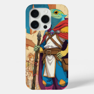 "Healer Gecko – Medieval Fantasy Reptile" iPhone 15 Pro Case