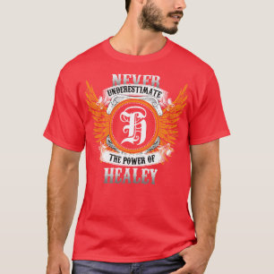 Healey Name Shirt Never Underestimate The Power Of