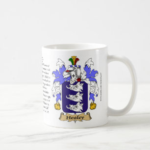 Healey, the Origin, the Meaning and the Crest Coffee Mug