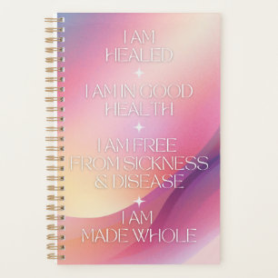 Healing Affirmations Personalised Planner