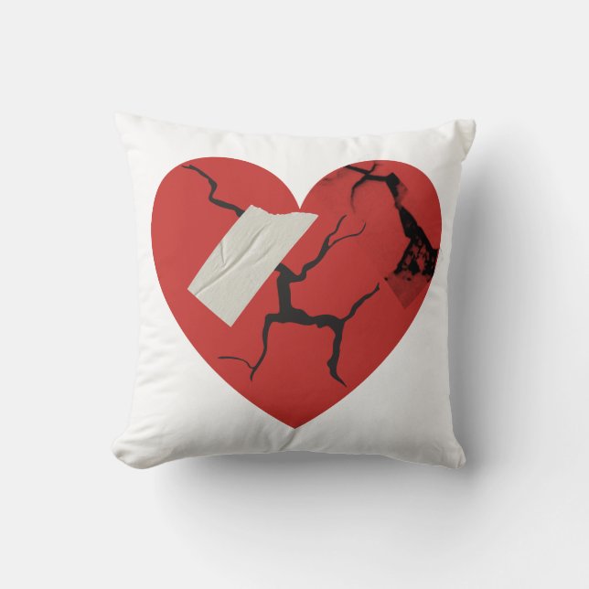 Healing Broken Heart  Cushion (Front)