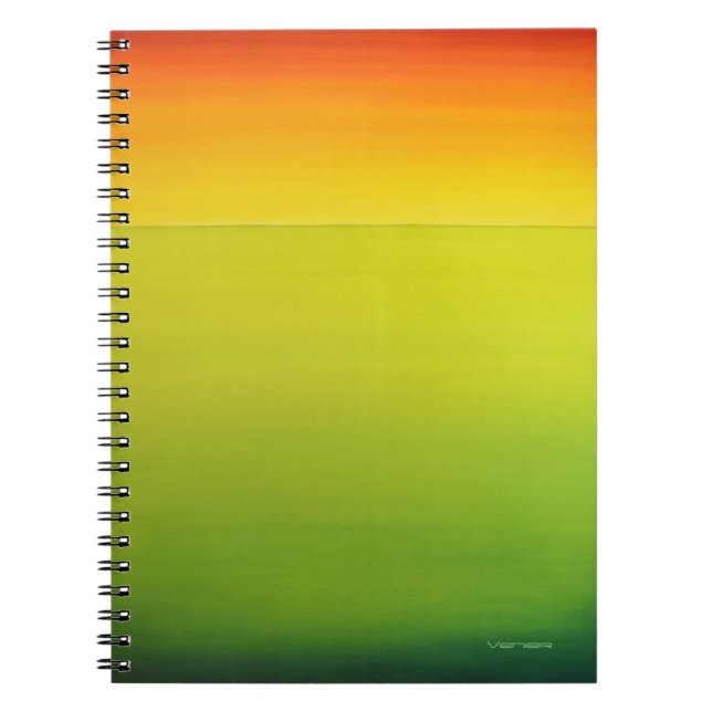 Healing Colours Notebook/Journal/Guestbook - Large Notebook (Front)