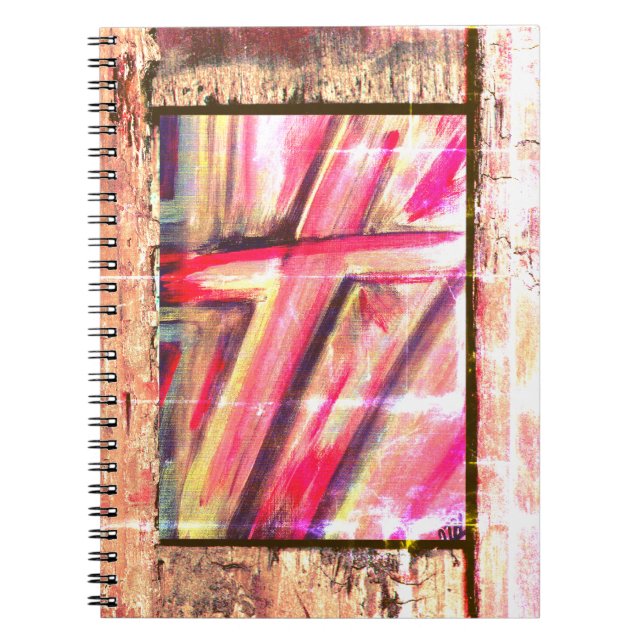 Healing Cross Canvas Print Notebook (Front)