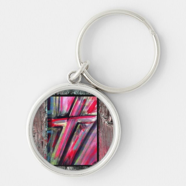 Healing Cross Key Ring (Front)