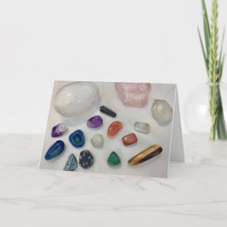 Healing Crystals Card