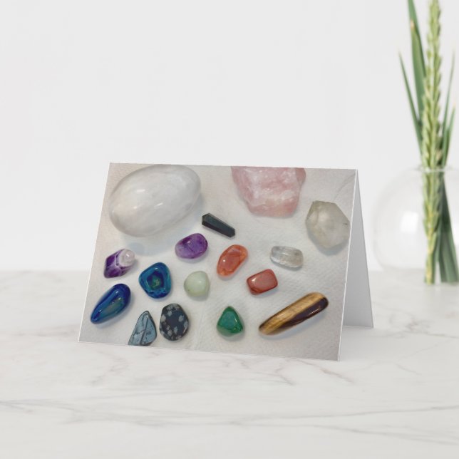 Healing Crystals Card (Front)