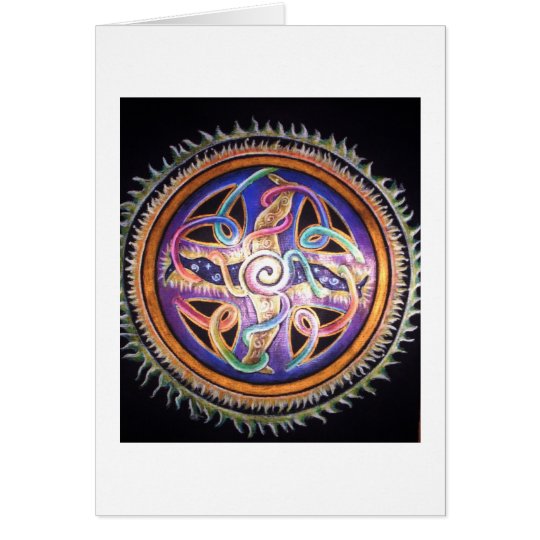 HEALING ENERGY MANDALA CARD