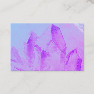 *~* Healing Energy Massage Yoga Reiki Crystal Business Card