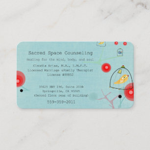 Healing for the mind, body, and soul appointment c card