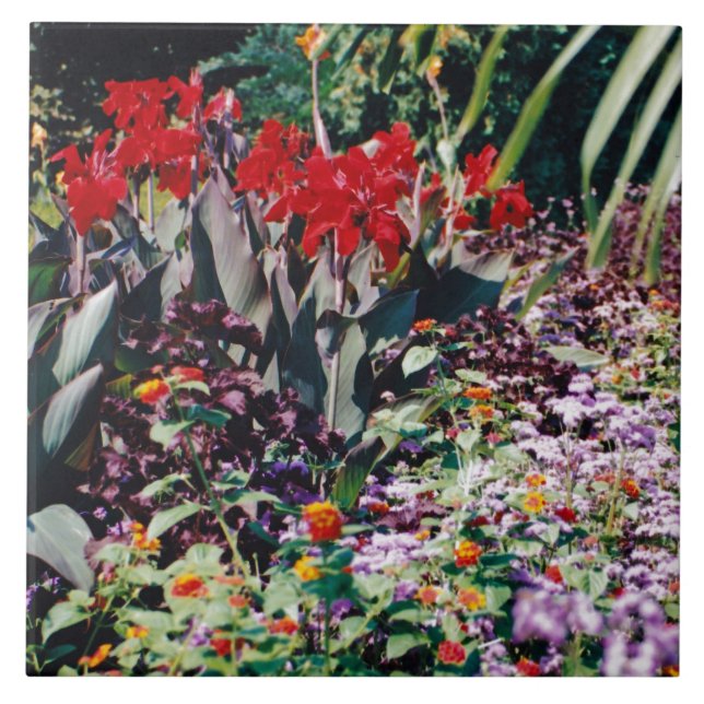 Healing Garden Ceramic Tile (Front)